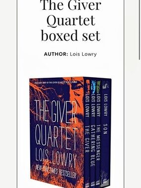 The Giver Quartet boxed set Hardcover-New